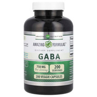 <img alt="Amazing Nutrition, GABA, 750 mg, 200 Veggie Capsules" title="Amazing Nutrition, GABA, 750 mg, 200 Veggie Capsules,810180023276"