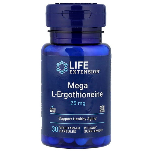 <img alt="Life Extension, Mega L-Ergothioneine, 30 Vegetarian Capsules" title="Life Extension, Mega L-Ergothioneine, 30 Vegetarian Capsules,737870254034"