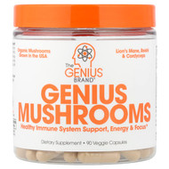 <img alt="The Genius Brand, Genius Mushrooms, 90 Veggie Capsules" title="The Genius Brand, Genius Mushrooms, 90 Veggie Capsules,850098008088"