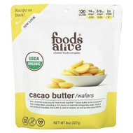 <img alt="Foods Alive, Cacao Butter Wafers, 8 oz (227 g)" title="Foods Alive, Cacao Butter Wafers, 8 oz (227 g),850008080081"