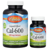 <img alt="Carlson, Cal-600, Liquid Filled , 600 mg, 100 + 30  Softgels" title="Carlson, Cal-600, Liquid Filled , 600 mg, 100 + 30  Softgels,088395051548"