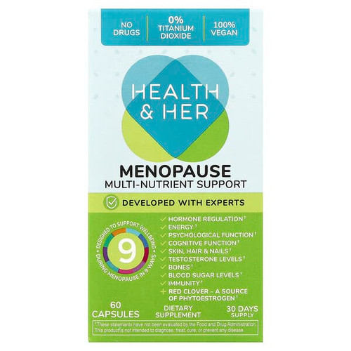 <img alt="Health and Her, Menopause, Multi-Nutrient Suppport, 60 Capsules" title="Health and Her, Menopause, Multi-Nutrient Suppport, 60 Capsules,5060737311447"