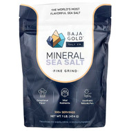 <img alt="Baja Gold Salt Co., Mineral Sea Salt, Fine Grind, 1 lb (454 g)" title="Baja Gold Salt Co., Mineral Sea Salt, Fine Grind, 1 lb (454 g),850034199214"