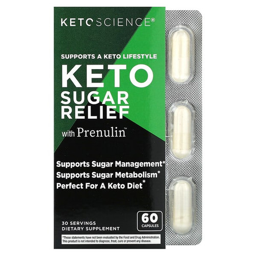 <img alt="Keto Science, Keto Sugar Relief with Prenulin, 60 Capsules" title="Keto Science, Keto Sugar Relief with Prenulin, 60 Capsules,035046125370"