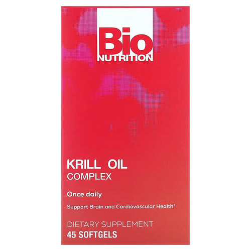 <img alt="Bio Nutrition, Krill Oil Complex, 500 mg , 45 Softgels" title="Bio Nutrition, Krill Oil Complex, 500 mg , 45 Softgels,854936003303"