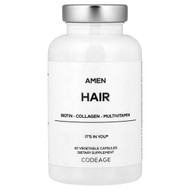 <img alt="Codeage, Amen, Hair, 60 Vegetable Capsules" title="Codeage, Amen, Hair, 60 Vegetable Capsules,850068815142"