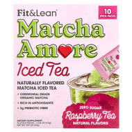 <img alt="Fit & Lean, Matcha Amore Iced Tea, Raspberry Tea, 10 Stick Packs, 0.16 oz (4.5 g) Each" title="Fit & Lean, Matcha Amore Iced Tea, Raspberry Tea, 10 Stick Packs, 0.16 oz (4.5 g) Each,666222010229"