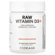 <img alt="Codeage, Raw Vitamin D3+, 60 Vegetable Capsules" title="Codeage, Raw Vitamin D3+, 60 Vegetable Capsules,850049609401"