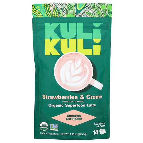 <img alt="Kuli Kuli, Organic Superfood Latte, Strawberries & Creme, 4.43 oz (125.5 g)" title="Kuli Kuli, Organic Superfood Latte, Strawberries & Creme, 4.43 oz (125.5 g),850030552181"