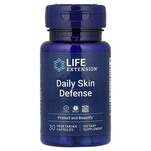 <img alt="Life Extension, Daily Skin Defense, 30 Vegetarian Capsules" title="Life Extension, Daily Skin Defense, 30 Vegetarian Capsules,737870242338"