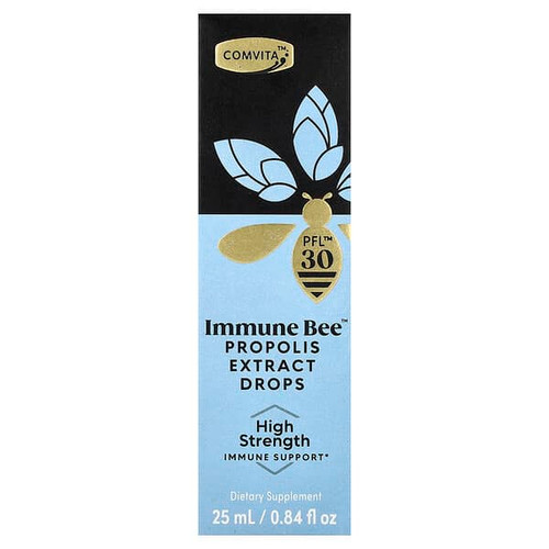 <img alt="Comvita, Immune Bee, Propolis Extract Drops, 0.84 fl oz (25 ml)" title="Comvita, Immune Bee, Propolis Extract Drops, 0.84 fl oz (25 ml),658196000498"