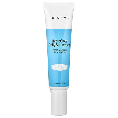 <img alt="Idealove, Hydro Glow Daily Sunscreen SPF 50, 3.3 fl oz (100 ml)" title="Idealove, Hydro Glow Daily Sunscreen SPF 50, 3.3 fl oz (100 ml),898220100194"