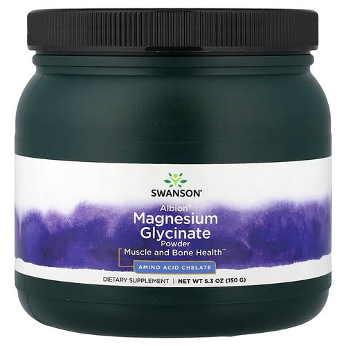 <img alt="Swanson Vitamins, Albion, Magnesium Glycinate Powder, 5.3 oz (150 g)" title="Swanson Vitamins, Albion, Magnesium Glycinate Powder, 5.3 oz (150 g),087614028606"