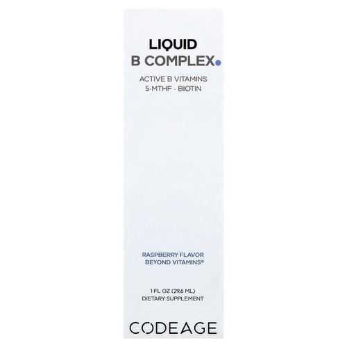 <img alt="Codeage, Liquid B Complex, Raspberry, 1 fl oz (29.6 ml)" title="Codeage, Liquid B Complex, Raspberry, 1 fl oz (29.6 ml),810196120310"