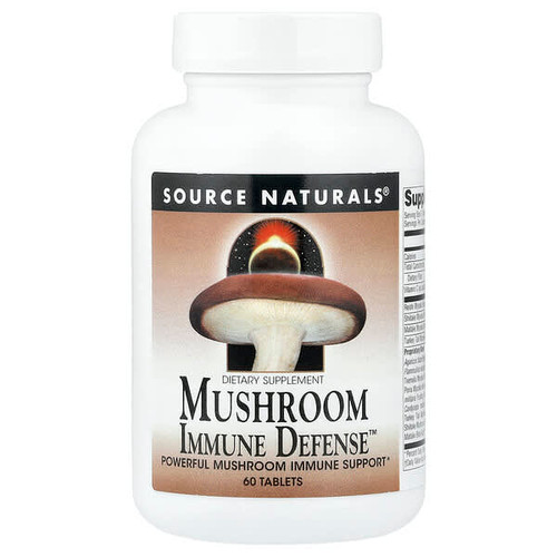 <img alt="Source Naturals, Mushroom Immune Defense, 60 Tablets" title="Source Naturals, Mushroom Immune Defense, 60 Tablets,021078016090"