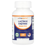 <img alt="Vitamatic, Lactase Enzyme, 9,000 FCC, 240 Tablets" title="Vitamatic, Lactase Enzyme, 9,000 FCC, 240 Tablets,810078474401"