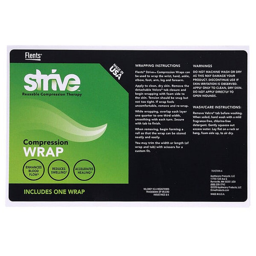 <img alt="Strive, Compression Wrap, Black, 1 Wrap" title="Strive, Compression Wrap, Black, 1 Wrap,023185002966"