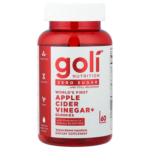 <img alt="Goli Nutrition, Worlds First Apple Cider Vinegar+ Gummies, Zero Sugar, 60 Gummies" title="Goli Nutrition, Worlds First Apple Cider Vinegar+ Gummies, Zero Sugar, 60 Gummies,055840405492"