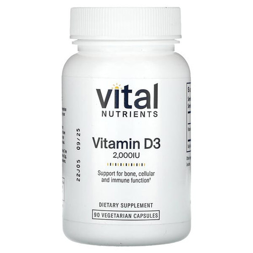 <img alt="Vital Nutrients, Vitamin D3, 2,000 IU, 90 Vegetarian Capsules" title="Vital Nutrients, Vitamin D3, 2,000 IU, 90 Vegetarian Capsules,693465537114"