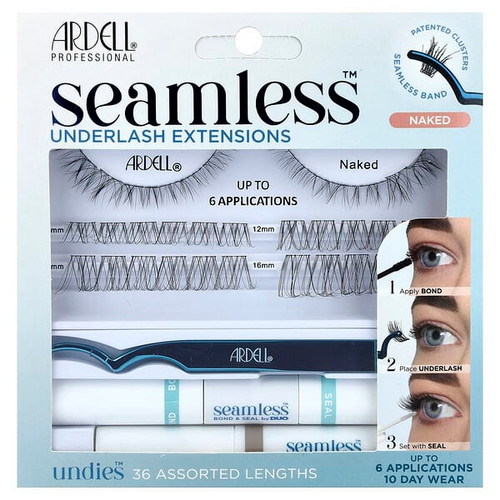 <img alt="Ardell, Seamless, Underlash Extensions Kit, Naked , 39 Piece Kit" title="Ardell, Seamless, Underlash Extensions Kit, Naked , 39 Piece Kit,074764322500"