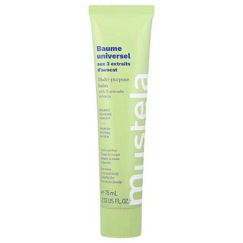 <img alt="Mustela, Multi-Purpose Balm with 3 Avocado Extracts, 2.53 fl oz (75 ml)" title="Mustela, Multi-Purpose Balm with 3 Avocado Extracts, 2.53 fl oz (75 ml),3504105044855"