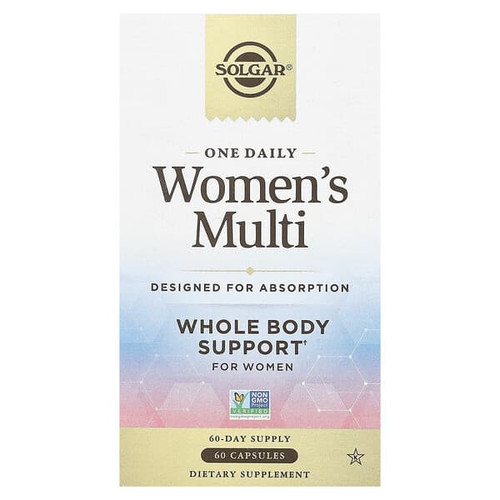 <img alt="Solgar, One Daily Womens Multi, 60 Capsules" title="Solgar, One Daily Womens Multi, 60 Capsules,810122620174"