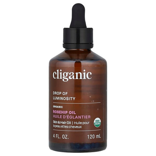 <img alt="Cliganic, Drop of Luminosity, Organic Rosehip Oil, 4 fl oz (120 ml)" title="Cliganic, Drop of Luminosity, Organic Rosehip Oil, 4 fl oz (120 ml),855102007958"