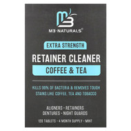 <img alt="M3, Retainer Cleaner, Coffee & Tea, Mint, 120 Tablets" title="M3, Retainer Cleaner, Coffee & Tea, Mint, 120 Tablets,850021371753"