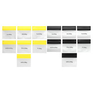 <img alt="Ezy Dose, Reusable 7-Day AM-PM Pill Pouch Set, Black and Yellow, 1 Set" title="Ezy Dose, Reusable 7-Day AM-PM Pill Pouch Set, Black and Yellow, 1 Set,025715015200"
