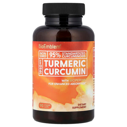 <img alt="BioEmblem, Turmeric Curcumin, 90 Veggie Caps" title="BioEmblem, Turmeric Curcumin, 90 Veggie Caps,810163820021"