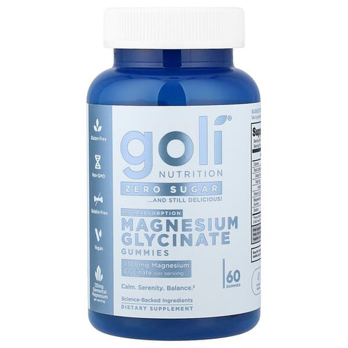 <img alt="Goli Nutrition, Magnesium Glycinate Gummies, 60 Gummies" title="Goli Nutrition, Magnesium Glycinate Gummies, 60 Gummies,055840405553"