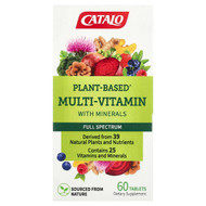 <img alt="CATALO, Plant-Based Multi-Vitamin with Minerals, 60 Tablets" title="CATALO, Plant-Based Multi-Vitamin with Minerals, 60 Tablets,810399028383"