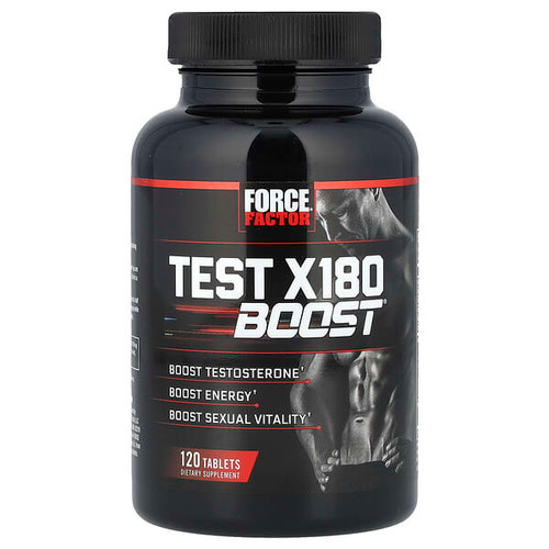 <img alt="Force Factor, Test X180 Boost, 120 Tablets" title="Force Factor, Test X180 Boost, 120 Tablets,818594014774"