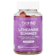 <img alt="BrainMD, L-theanine Gummies, Berry , 60 Vegan Gummies (100 mg per Gummy)" title="BrainMD, L-theanine Gummies, Berry , 60 Vegan Gummies (100 mg per Gummy),857568003543"