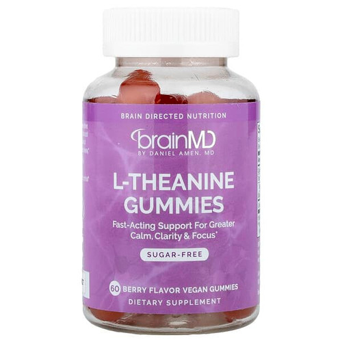 <img alt="BrainMD, L-theanine Gummies, Berry , 60 Vegan Gummies (100 mg per Gummy)" title="BrainMD, L-theanine Gummies, Berry , 60 Vegan Gummies (100 mg per Gummy),857568003543"