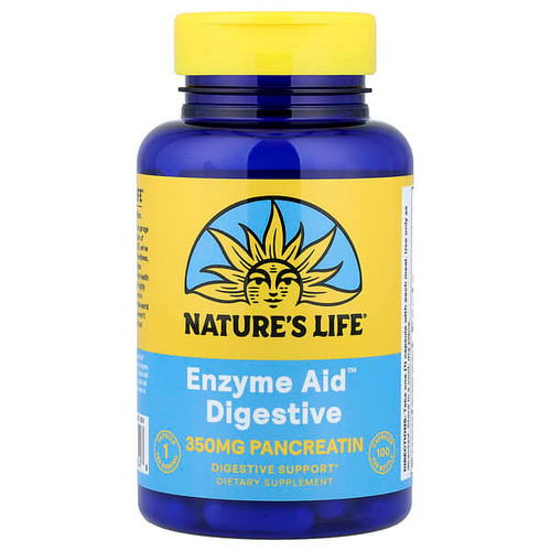 <img alt="Natures Life, Enzyme Aid Digestive, 100 Capsules" title="Natures Life, Enzyme Aid Digestive, 100 Capsules,040647006546"