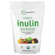 <img alt="Micro Ingredients, Organic Inulin Powder, Unflavored, 1.1 lb (500 g)" title="Micro Ingredients, Organic Inulin Powder, Unflavored, 1.1 lb (500 g),850074438687"