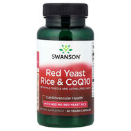 <img alt="Swanson Vitamins, Red Yeast Rice & CoQ10 with Milk Thistle and Alpha Lipoic Acid, 60 Vegan Capsules" title="Swanson Vitamins, Red Yeast Rice & CoQ10 with Milk Thistle and Alpha Lipoic Acid, 60 Vegan Capsules,087614029825"