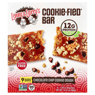 <img alt="Lenny & Larrys, Cookie-Fied Bar, Chocolate Chip Cookie Dough, 9 Bars, 1.59 oz (45 g) Each" title="Lenny & Larrys, Cookie-Fied Bar, Chocolate Chip Cookie Dough, 9 Bars, 1.59 oz (45 g) Each,787692305001"