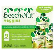 <img alt="Beech-Nut, Veggies, 6+ Months, Variety Pack, 9 Pouches, 3.5 oz (99 g) Each" title="Beech-Nut, Veggies, 6+ Months, Variety Pack, 9 Pouches, 3.5 oz (99 g) Each,052200200193"