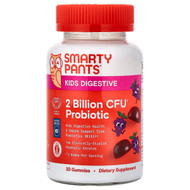 <img alt="SmartyPants, Kids Digestive, Probiotic Gummies, Grape, 30 Gummies" title="SmartyPants, Kids Digestive, Probiotic Gummies, Grape, 30 Gummies,817053024033"