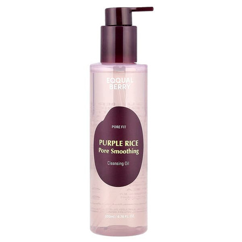 <img alt="EQQUALBERRY, Purple Rice Pore Smoothing, Cleansing Oil , 6.76 fl oz (200 ml)" title="EQQUALBERRY, Purple Rice Pore Smoothing, Cleansing Oil , 6.76 fl oz (200 ml),8809875456033"