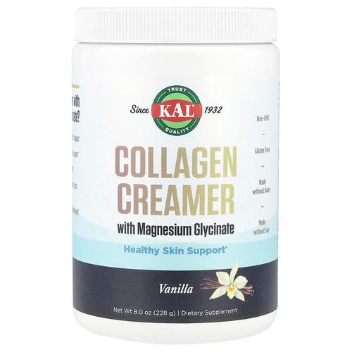 <img alt="KAL, Collagen Creamer with Magnesium Glycinate, Vanilla, 8 oz (228 g)" title="KAL, Collagen Creamer with Magnesium Glycinate, Vanilla, 8 oz (228 g),021245308522"