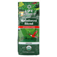 <img alt="Life Extension, 100% Organic Coffee, Rainforest Blend, Ground, 12 oz (340 g)" title="Life Extension, 100% Organic Coffee, Rainforest Blend, Ground, 12 oz (340 g),737870216919"