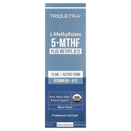 <img alt="Triquetra Health, L-Methylfolate 5-MTHF Plus Methyl B12, Berry, 1 fl oz" title="Triquetra Health, L-Methylfolate 5-MTHF Plus Methyl B12, Berry, 1 fl oz,854552007952"
