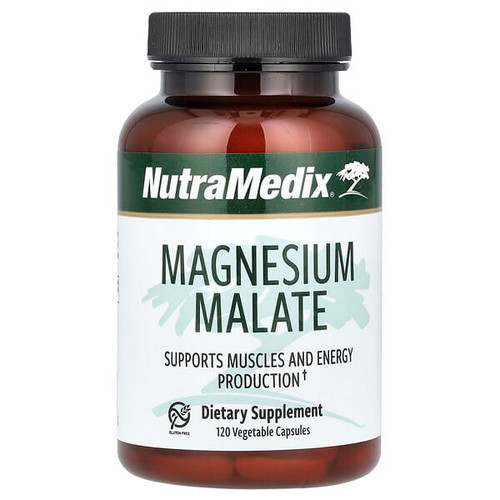 <img alt="NutraMedix, Magnesium Malate, 120 Vegetable Capsules (100 mg per Capsule)" title="NutraMedix, Magnesium Malate, 120 Vegetable Capsules (100 mg per Capsule),728650053190"
