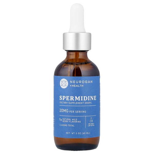 <img alt="Neurogan Health, Spermidine Drops, Wild Berry, 20 mg, 2 oz (60 ml)" title="Neurogan Health, Spermidine Drops, Wild Berry, 20 mg, 2 oz (60 ml),810068551495"