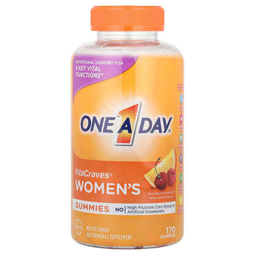 <img alt="One-A-Day, VitaCraves , Womens Multivitamin-Multimineral Supplement Gummies, 170 Gummies" title="One-A-Day, VitaCraves , Womens Multivitamin-Multimineral Supplement Gummies, 170 Gummies,016500581512"