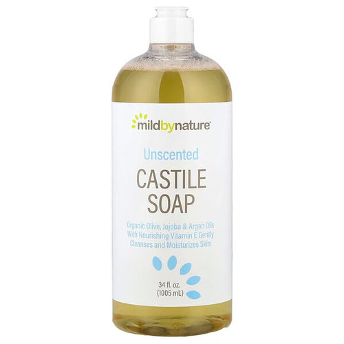 <img alt="Mild By Nature, Castile Soap, Unscented , 34 fl oz (1,005 ml)" title="Mild By Nature, Castile Soap, Unscented , 34 fl oz (1,005 ml),898220020645"