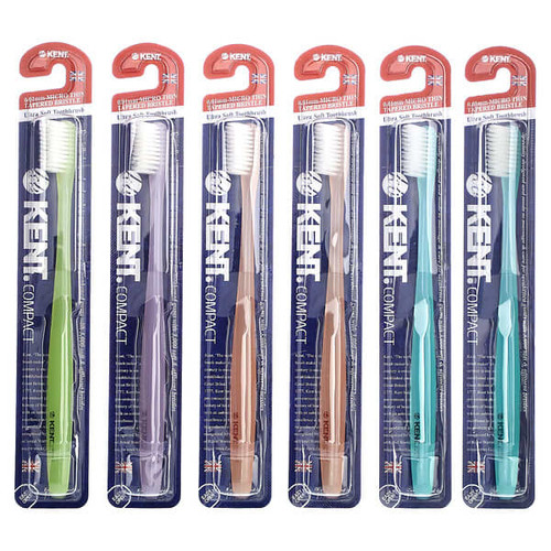 <img alt="Kent, Ultra Soft Toothbrush, Compact, 6 Toothbrushes" title="Kent, Ultra Soft Toothbrush, Compact, 6 Toothbrushes,8809099141814"